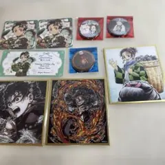 鬼滅の刃 灶門炭治郎 グッズ まとめ売り 色紙 缶バッジ