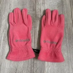 美品 Columbia ピンク 手袋 Mサイズ YOUTH