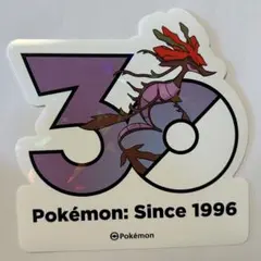 韓国限定 ポケモン 30周年記念 ステッカー 公式品 シール ミライドン