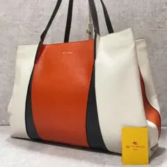 美品✨ ETRO エトロ トートバッグ ビジネスバッグ A4収納 大容量 肩掛けのサムネイル