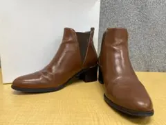 タラントンTALANTONダイアナサイドゴアブーツ茶22.5cm★A21886