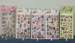 新品 ラブブ 3D ドロップシール ボンドロ 蓄光 ぷっくり ウォーター シール