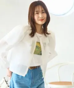 カーディガン ノーカラージャケット