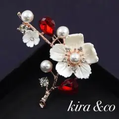 新品 ブローチ パール 桜 サクラ さくら 花 華やか 綺麗 可愛い 上品