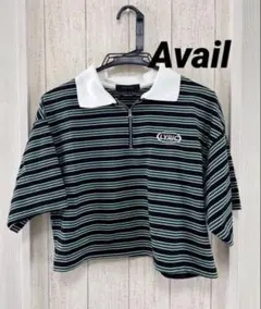 【新品・未使用】 Avail アベイル ポロシャツ 半袖 レディース M