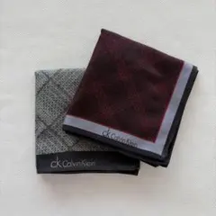 ck Calvin Klein ハンカチ　2枚セット