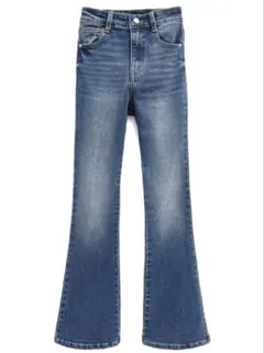 GRL ハイウエストフレアデニムパンツ[cu498] XS