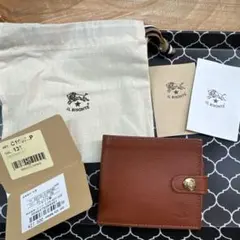 IL BISONTE 二つ折り財布 ブラウン 新品未使用