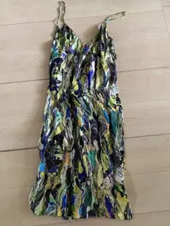 DRIES VAN NOTEN キャミワンピース マーブル柄のサムネイル