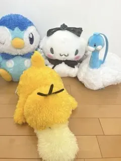 ポケモンまとめ売り　ポッチャマ　シナモンロール　チルタリス　コダック　ぬいぐるみ