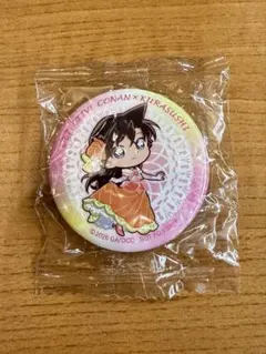 【新品未開封】 ビッくらポン 毛利蘭 缶バッチ 名探偵コナン