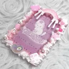 ホイップデコ　トレカケース　病みかわ　地雷系　量産型　ナース　ピンク　白