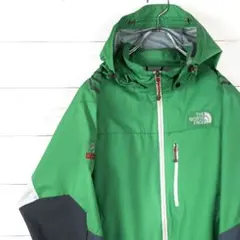 ノースフェイス ナイロンジャケット サミットシリーズ ウィンドストッパー 緑L