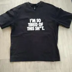 H&M ブラック ルーズフィット Tシャツ S