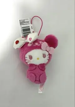 パンダ　ハローキティ　デコ盛れマスコット