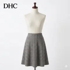 DHC グレンチェック フレアスカート グレー Mのサムネイル