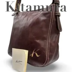 【ヴィンテージ】キタムラ　ショルダーバッグ　レザー　ブラウン　斜め掛け　y2kのサムネイル