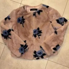 ピンク ノーカラージャケット