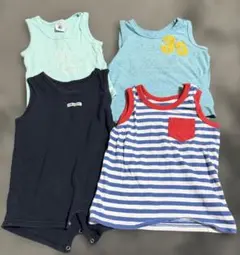 【４枚セット】タンクトップ 80cm 90cm