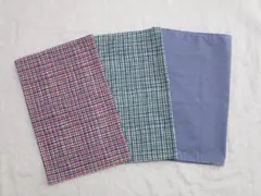 60❤ハンドメイド　ランチョンマット　チェック　35×45　３枚❤