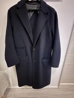 【美品】UNIQLO +J ジルサンダー　カシミヤブレンドチェスターコート　S