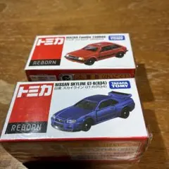 トミカ ジョーシンオリジナル シルビア・エディオンオリジナルRX-7 2台