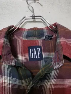 90s OLD GAP オンブレチェックシャツＬシャドーチェックシャツ old gap オンブレチェックシャツ 90s ギャップ シャドーチェック