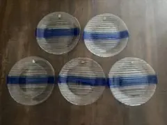 HOYA 皿　ガラス　5枚セットのサムネイル
