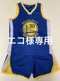 サイズXLウォリアーズ　カリ　子供バスケユニフォーム