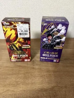 訳あり特価 未開封　ワンピースカードTHE BEST 2 & 王族の血統　box