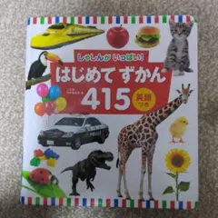 はじめてずかん 415 英語つき
