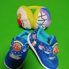 アンパンマン靴、12センチ、耳あてセット
