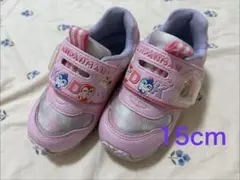 アンパンマン スニーカー 15cm ピンク