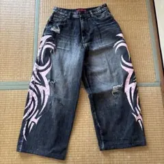 JadedLondon トライバルバギーデニム　w30 jaded london トライバル柄 バギーデニム W28 - メルカリ