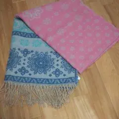 ◼️ショール★マフラー★ボタン付き