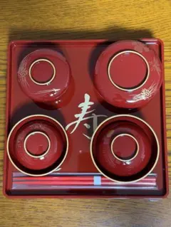 お食い初め膳 朱塗り 男子 漆器 お食い初め