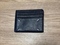 Maison Margiela マルジェラ 4ステッチ レザー カードケース 黒