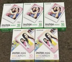 FUJIFILM instax mini マカロンフィルム 5パック