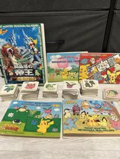 【デコキャラシール】枚 ポケモンパンシール　シールホルダー5個セット