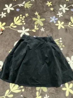 黒 フレアスカート Mサイズ ゴムウエスト