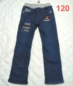 ミキハウス ダブルビー ガールズ ボンディングパンツ 120 新品