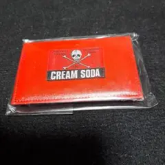 当時物 紫色 初期 クリームソーダ ヒョウ柄 パスケース パープル 豹柄
