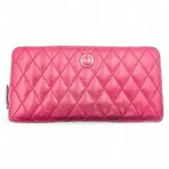 COACH コーチ 長財布 キルティング アコーディオン ラウンドファスナー