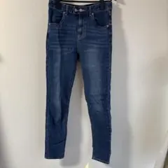 スキニーデニム ダークブルー