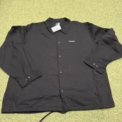 未使用。NEW ERA SHIRT COACH JACKET XL ブラックのサムネイル