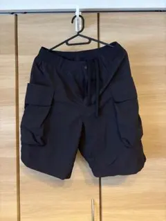 UNIQLO U パラシュートカーゴショーツ 黒 Sサイズ