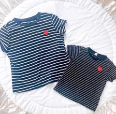 親子お揃い ボーダーTシャツ Mサイズ 110cm