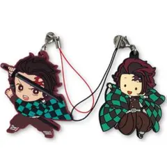 鬼滅の刃 鬼滅 竈門炭治郎 炭治郎 ラバーストラップ ラバスト ２個セット