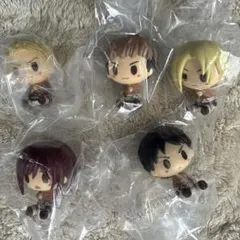 一番くじ　進撃の巨人　ちょこのっこフィギュア・5点　最終値下げ