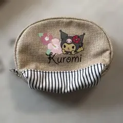 クロミ ポーチ ハイビスカス柄